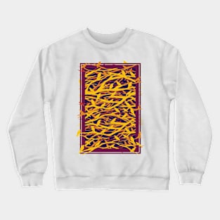 Tree Silhouette with Birds Crewneck Sweatshirt